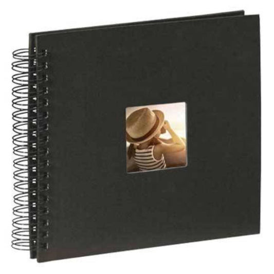 Hama Spiral Photo Album - 25 Black Pages - Black Image 1