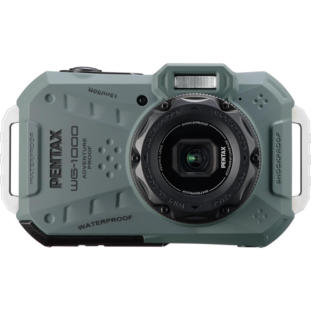 Pentax Olive WG-1000 Compact Camera Waterproof - Main Image