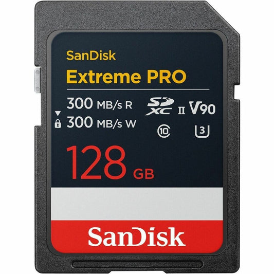 Sandisk 128GB Extreme Pro 300MB/s UHS-II SDXC Card