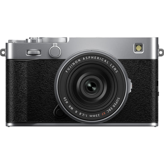 Fujifilm X-E5 Silver Kit With 23mm F2.8 WR Lens front