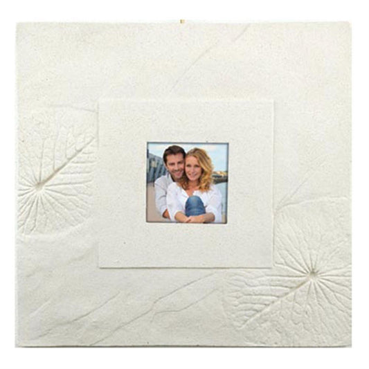 Cornice Pejote White Sandstone 4x4 Photo Frame Image 1