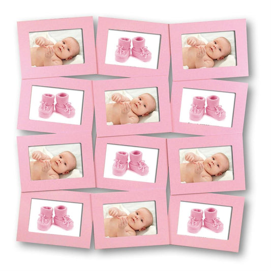 Trento Pink Multi Aperture Photo Frame Image 1