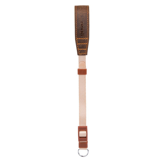Dorr Root Dark Brown Leather Camera Wrist Strap Image 1