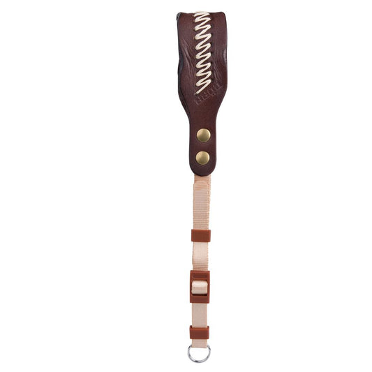 Dorr Earth Dark Brown Leather Camera Wrist Strap Image 1