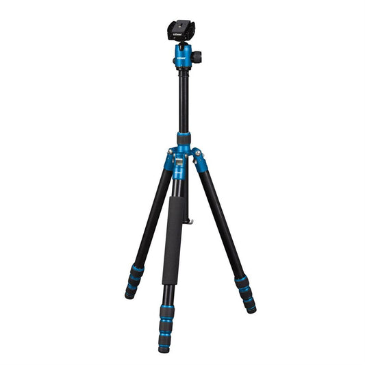 Dorr HQ1635 4 Section Black/Blue Aluminium Tripod with Ball Head Image 1