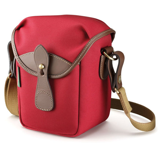 Billingham 72 Camera Bag - Burgundy Canvas / Chocolate Leather