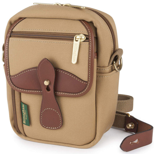Billingham Compact Stowaway | Khaki Canvas Tan leather Image 1