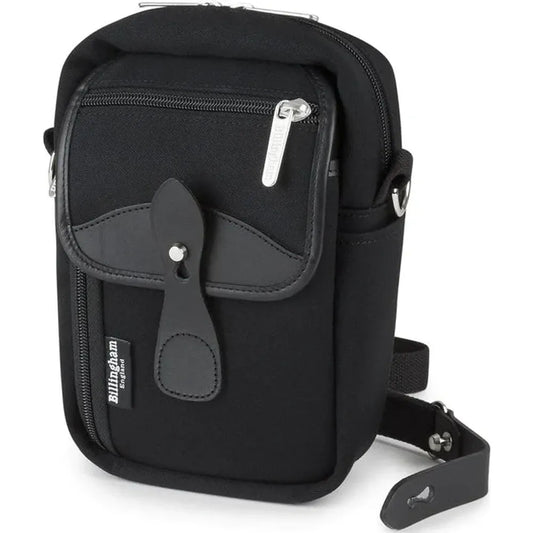 Billingham Airline Stowaway - Black Canvas / Black Leather