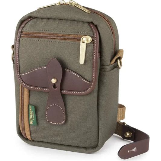 Billingham Airline Stowaway - Sage FibreNyte / Chocolate Leather