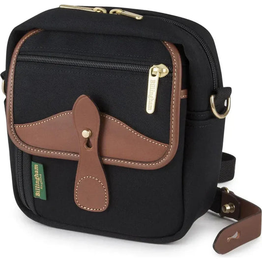 Billingham Pola Stowaway - Black Canvas / Tan Leather