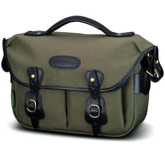 Billingham Hadley Small Pro Shoulder Bag - Sage Fibrenyte / Black