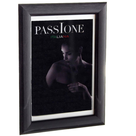 Dorr Guidi Glossy Black Wooden 16x12 Photo Frame Image 1