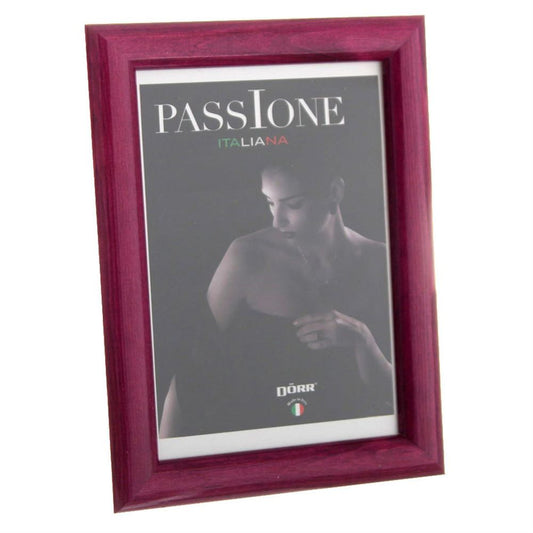 Dorr Guidi Glossy Plum Wooden 16x12 Photo Frame Image 1