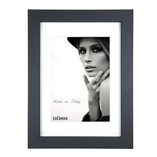 Dorr Bloc Black 8x6 inches Wood Photo Frame with 6x4 inch insert Image 1