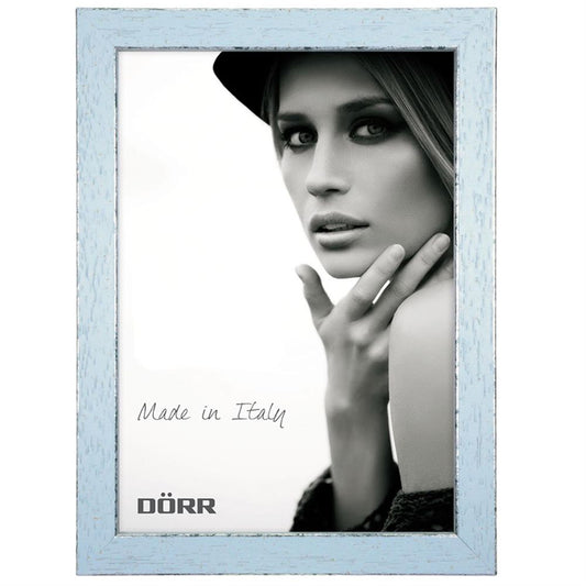 Dorr Shabby Chic Blue Wood 12x8 Box Photo Frame Image 1