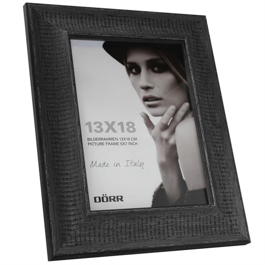 Dorr Chalet Black Wood 7x5 Photo Frame Image 1