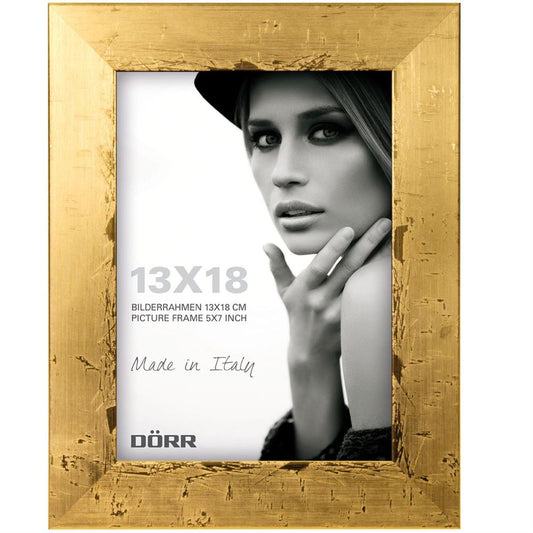 Dorr Milo Gold Effect Wooden 7x5 Photo Frame Image 1