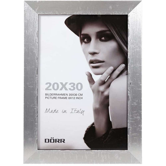 Dorr Milo Silver Effect Wooden 8x6 Photo Frame Image 1