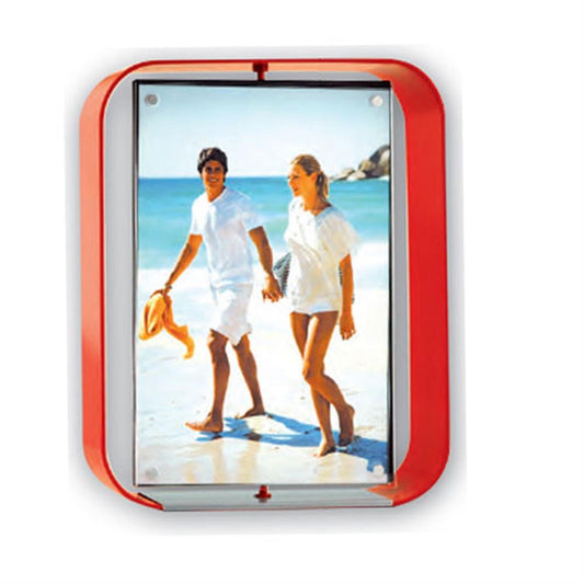 Red Speedy 6x4 Rotating Photo Frame Image 1