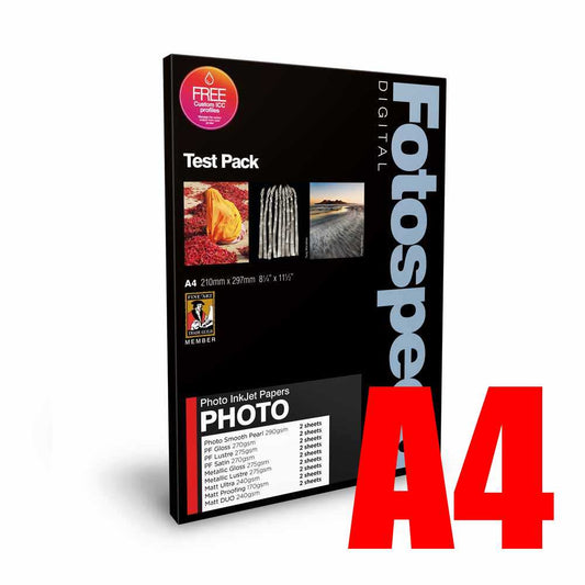 Fotospeed Photo Quality Test Pack Photo Paper - A4 - 16 Sheets Image 1