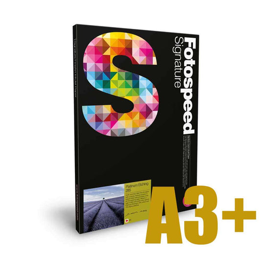 Fotospeed Platinum Etching 285 Photo Paper - A3 Plus - 25 Sheets Image 1