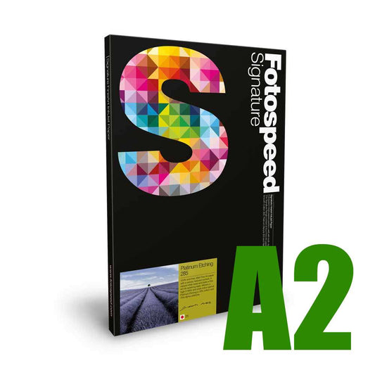 Fotospeed Platinum Etching 285 Photo Paper - A2 - 25 Sheets Image 1