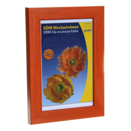Dorr Hartmut Orange 12x8 Wood Photo Frame Image 1