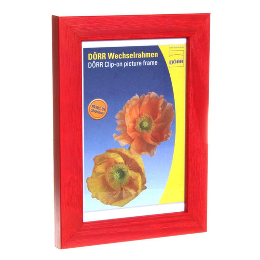 Dorr Hartmut Red 12x8 Wood Photo Frame Image 1