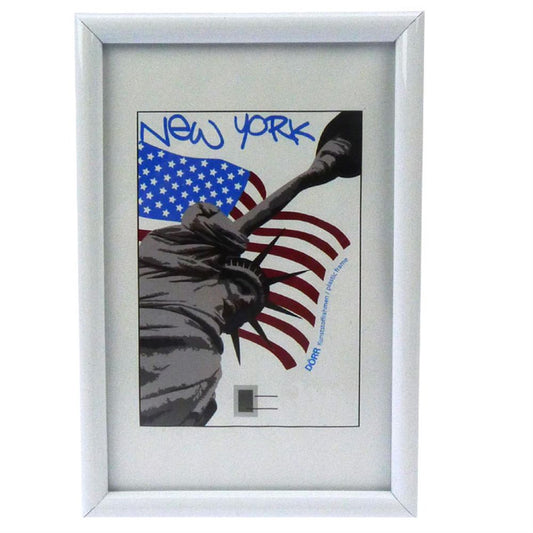New York White Photo Frame - 10x15cm Image 1