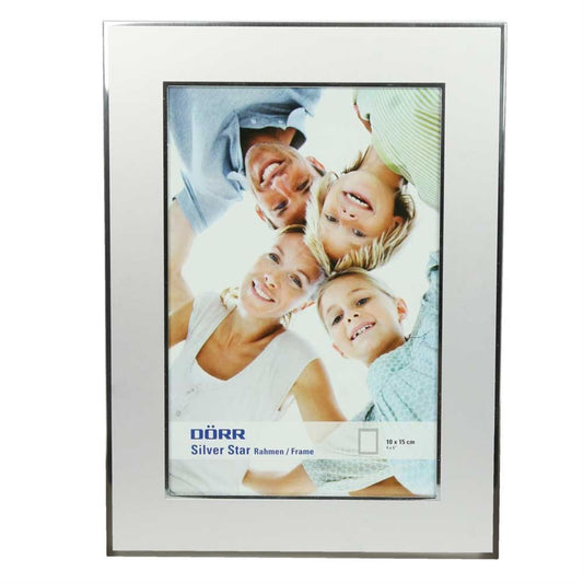 Silverstar Ulm Silver 6x4 Photo Frame Image 1