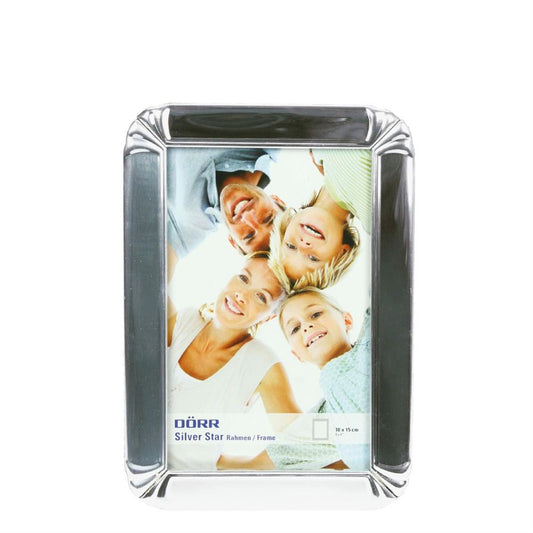 Silverstar Parma Silver Matt 6x4 Photo Frame Image 1