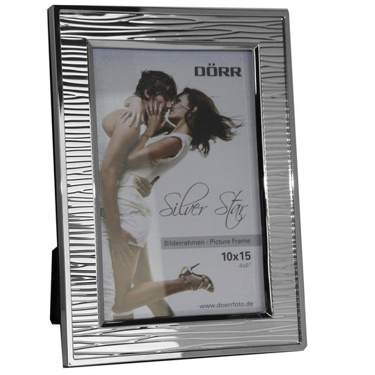 Silverstar Rimini Shiny Silver 6x4 Photo Frame Image 1