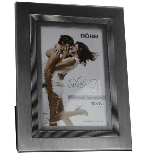 Silverstar Genua Matt Silver 6x4 Photo Frame Image 1