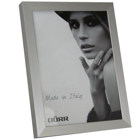 Dorr Balthus Brushed Aluminium Silver 6x4 Photo Frame Image 1