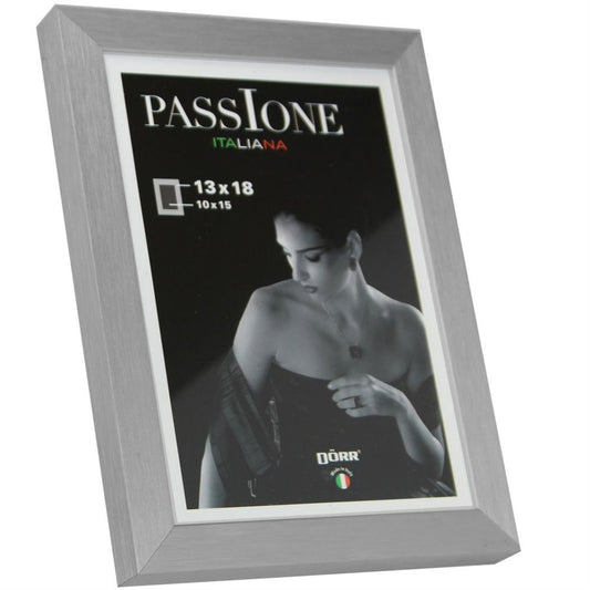 Dorr Balthus Brushed Aluminium Silver 7x5 Photo Frame Image 1