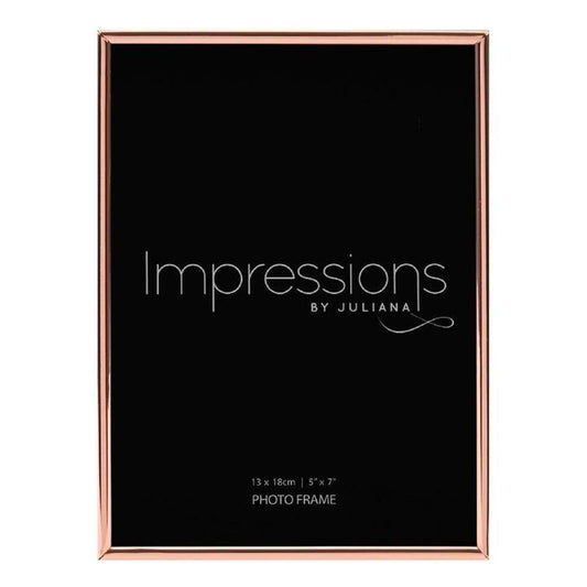 Impressions by Juliana | Copper Plated 7x5 Inch Photo Frame Image 1