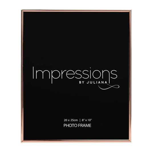 Impressions by Juliana | Copper Plated 10x8 Inch Photo Frame Image 1