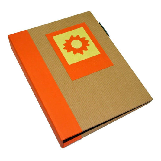 Green Earth Sun Mini Slip In Photo Album for 36 6x4 Photos - Orange Image 1