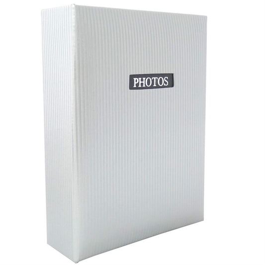 Dorr Elegance Slip In White Photo Album for 100 6x4 Photos Image 1