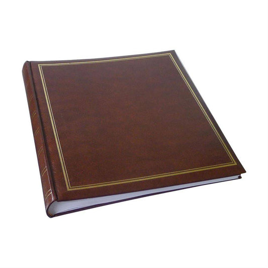 Dorr Classic Large Traditional Brown Photo Album - 100 Sides Image 1