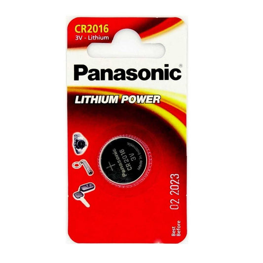 Panasonic CR2016 3V Lithium Cell Battery Image 1