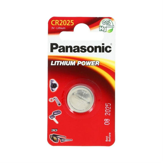 Panasonic CR2025 3V Lithium Battery Image 1