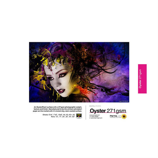 Permajet Oyster 271 Printing Paper 6X4 - 100 Sheets Image 1