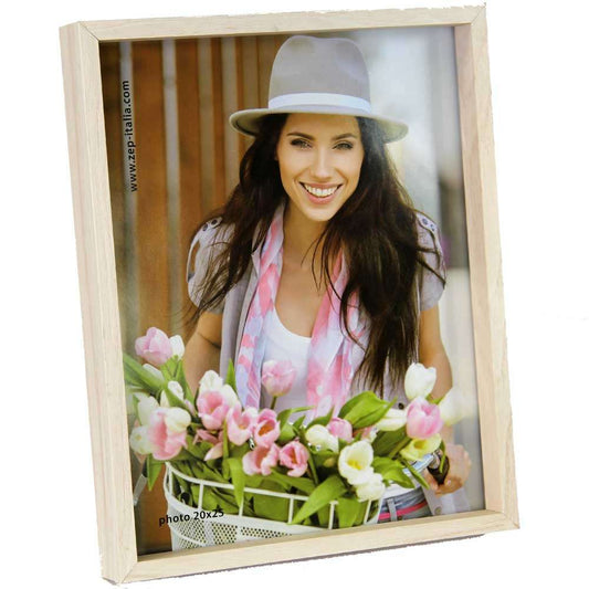 ZEP Zurigo MA Photo Frame - 8x10 inch - White Wood - Hands and Stands Image 1