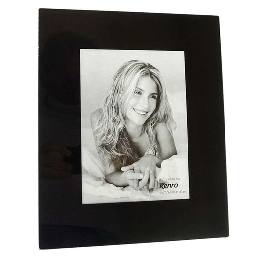 Kenro 7x5 Glass Frame - Black Image 1