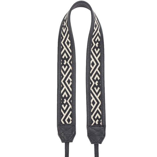 Bronkey Jaipur #102 fabric and Leather neck camera Strap Image 1