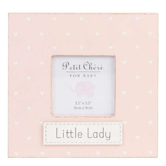 Petit Cheri Square Photo Frames - Wood - Little Lady Image 1