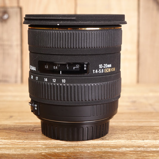 Used Sigma AF 10-20mm F4-5.6 EX DC HSM Lens - Canon Fit