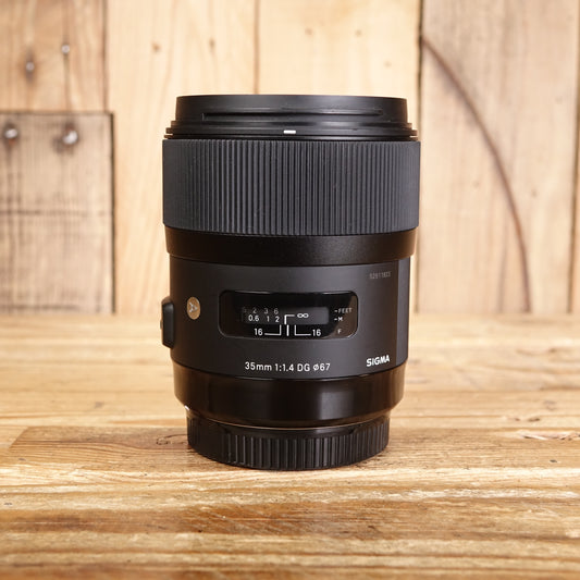 Used Sigma 35mm F1.4 DG Art Lens - Canon Fit