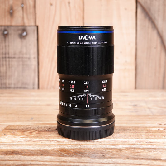 Used Laowa 65mm F2.8 CA Macro 2X Lens - Canon EF-M Fit